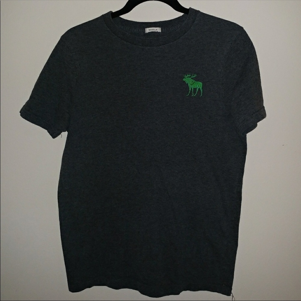Dark Gray A&F Muscle T